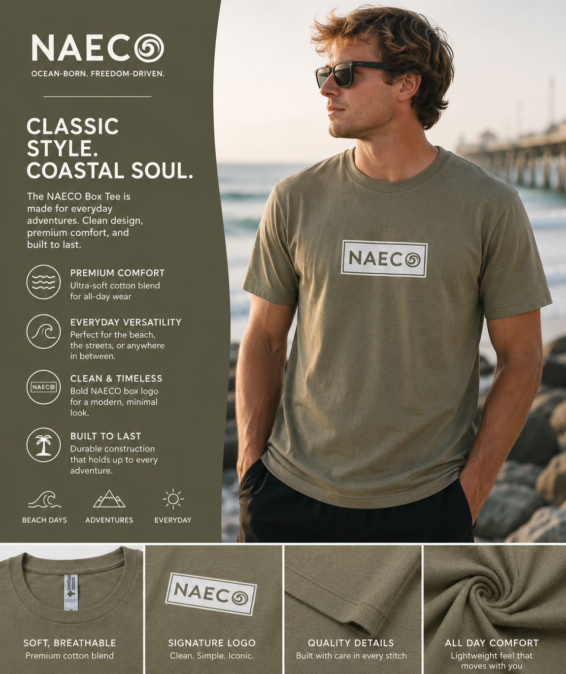 NAECO Classic - Military Green