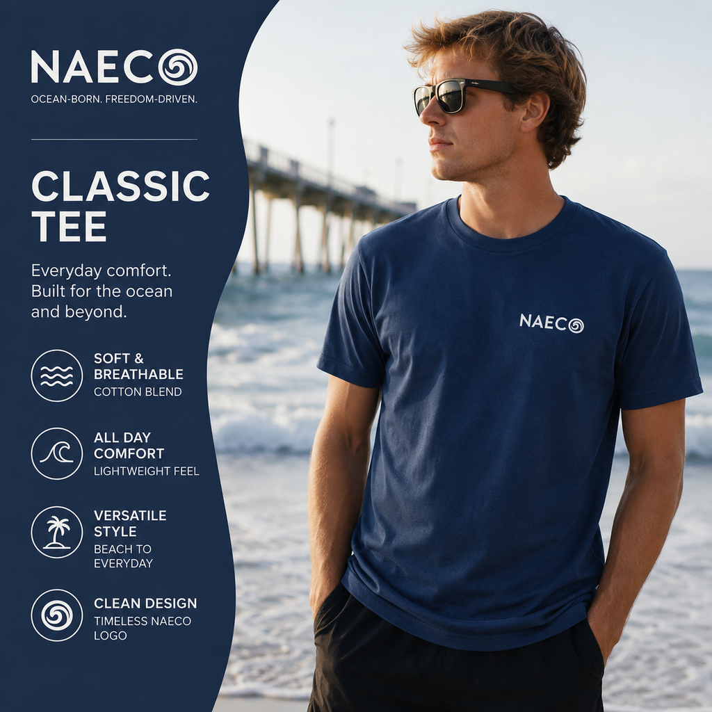 NAECO Short sleeve - Blue